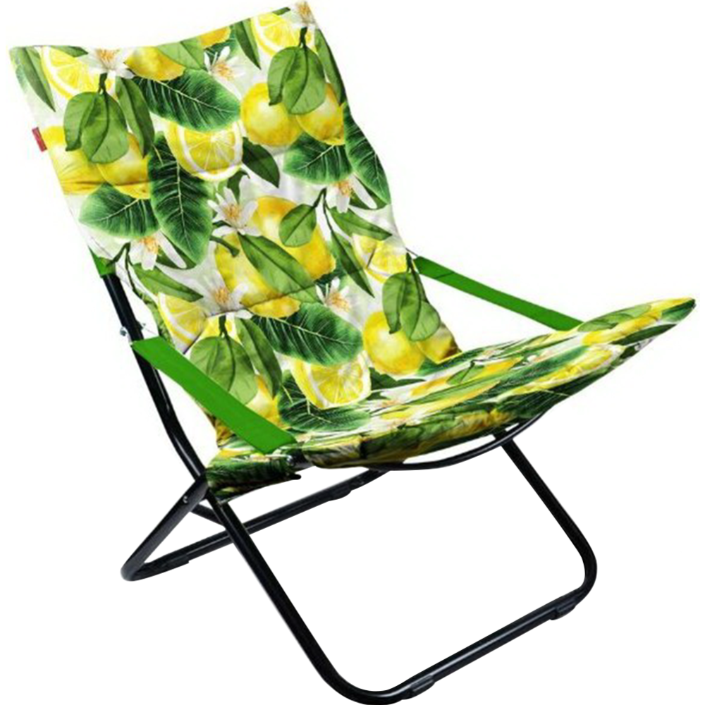 Кресло складное «Ника» Haushalt, HHK4, с лимонами