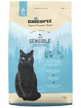 Корм для котов гипоаллергенный Chicopee CNL Sensible (Чикопи Сенсебл с ягненком) 1,5кг
