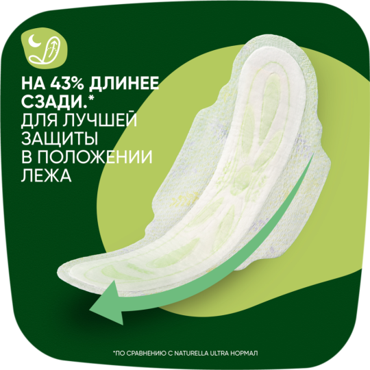 Женские прокладки «Naturella» Ultra Camomile Night Single, 28 шт