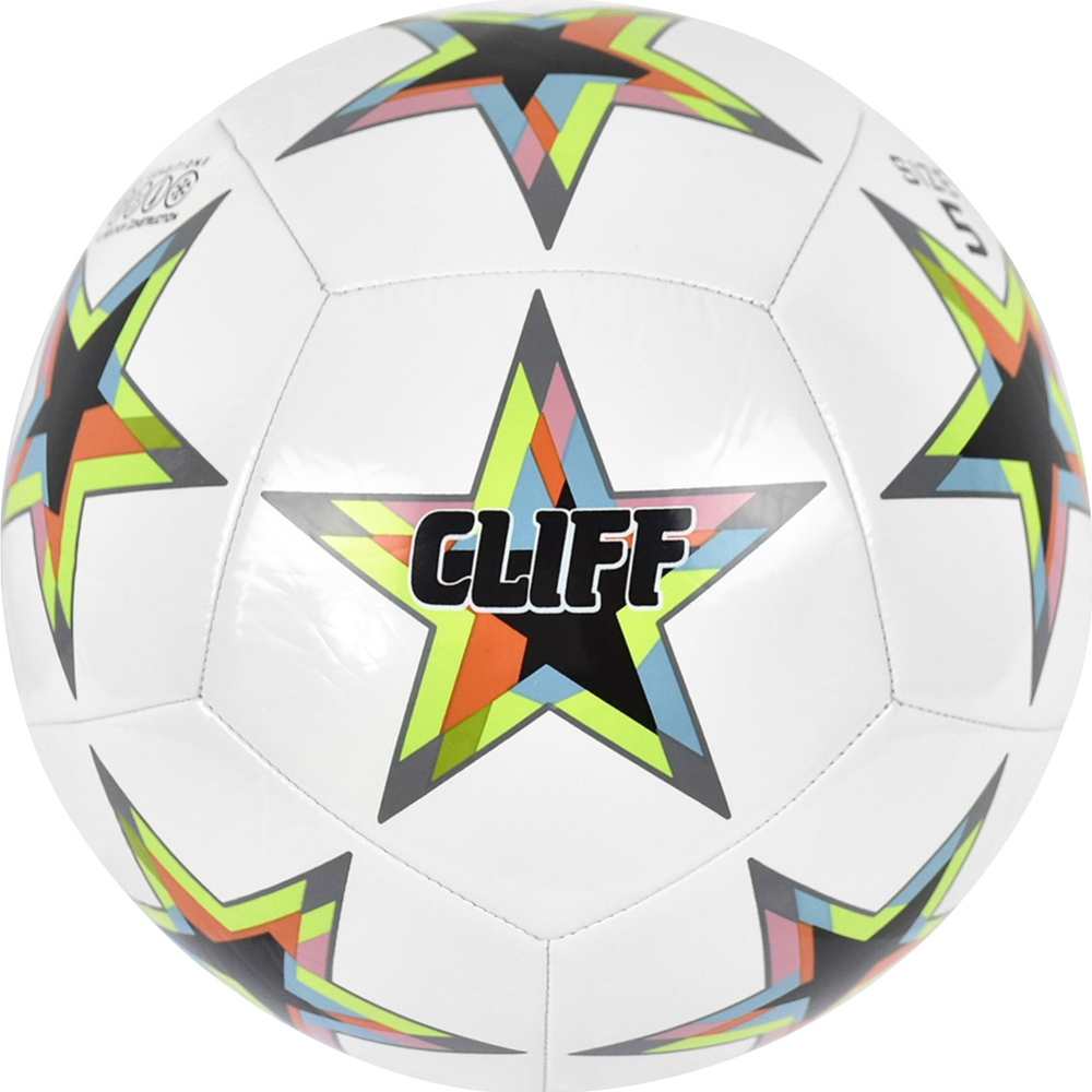 Футбольный мяч «Cliff» CF-1261, 5 размер, PU, белый