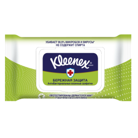 Салфетки влажные «Kleenex» антибактериальные, 40 шт