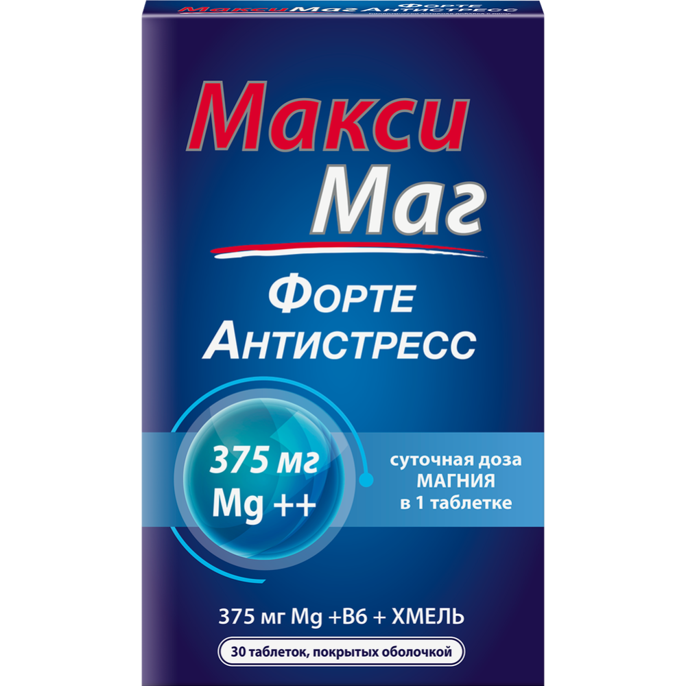 До­бав­ка к пище «Макси Маг Форте Антистресс»  №30, 22.5 г #0