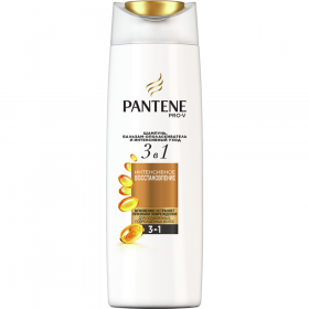 Шам­пунь для волос 3в1 «Pantene» ин­тен­сив­ное вос­ста­нов­ле­ние, 360 мл