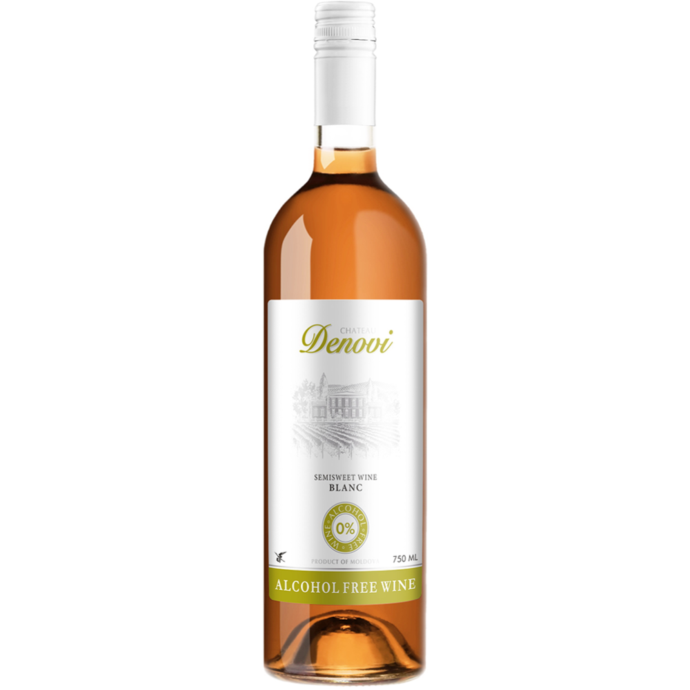 Вино безалкогольное «Denovi» виноградное белое, полусладкое, 0.75 л #0