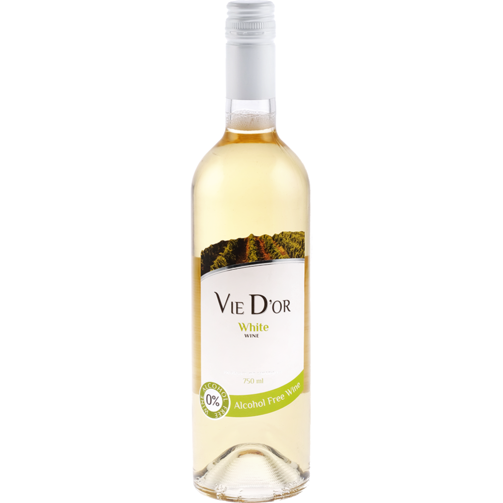 Вино безалкогольное «Vie dor» виноградное белое, полусладкое, 0.75 л #0
