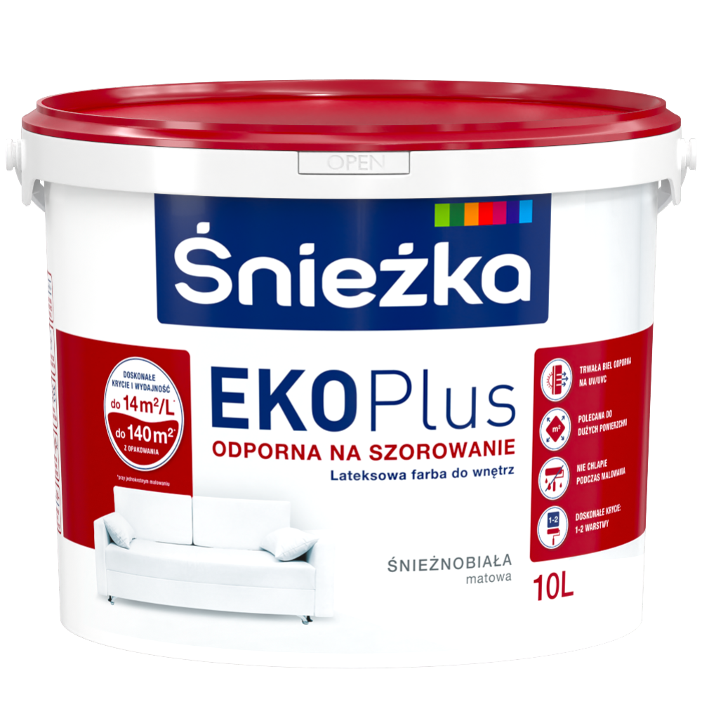 Краска «Sniezka» Eko Plus, 10 л