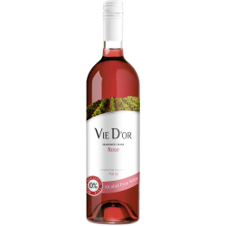 Вино без­ал­ко­голь­ное «Vie Dor»  ви­но­град­ное ро­зо­вое, по­лу­слад­кое, 0.75 л