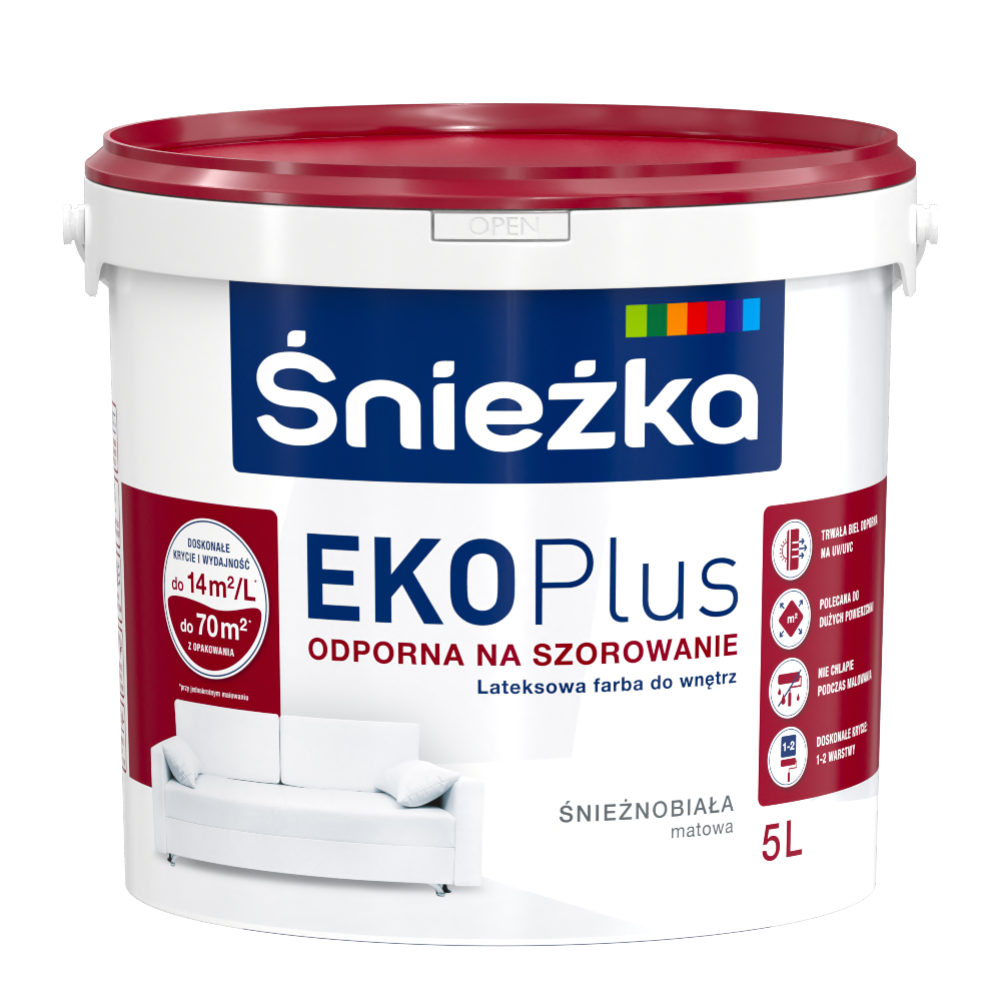 Краска «Sniezka» Eko Plus, 5 л