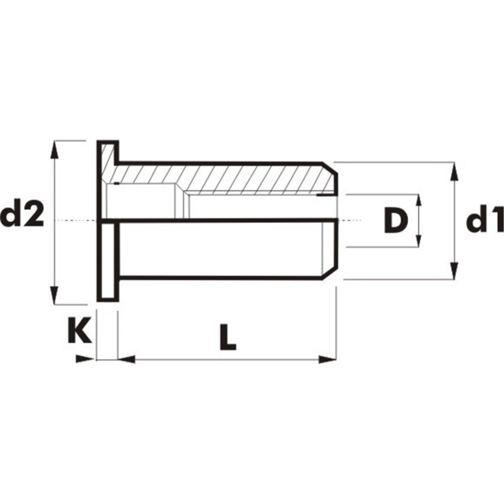 Заклепка «ЕКТ» CV013147, 1000 шт