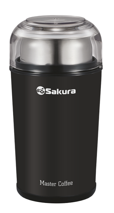 Кофемолка SAKURA [SA-6173BK] черная, 100 гр., 250Вт