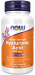 Гиалуроновая кислота двойная сила NOW Foods Double Strength Hyaluronic Acid 100 mg 60 капсул