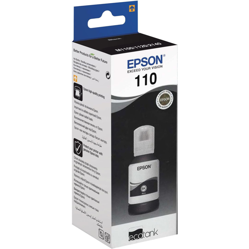 Чернила «Epson» 110, черный, C13T03P14A
