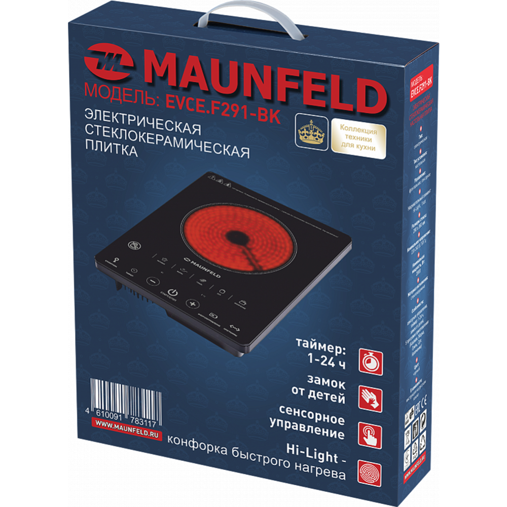 Плита электрическая настольная «Maunfeld» EVCE.F291-BK