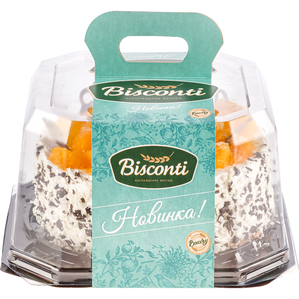 Торт «Bisconti» Йогуртовый с мандаринами, замороженный, 1/900 г #3