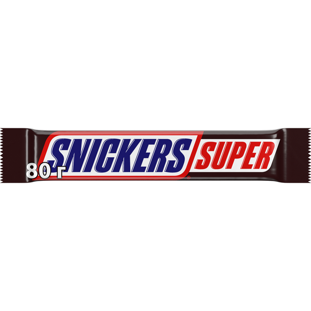 Шоколадный батончик «Snickers Super, 80 г #0
