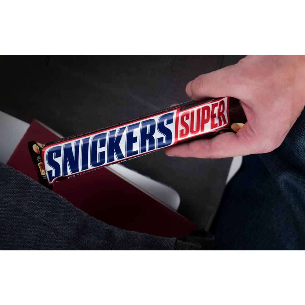 Шоколадный батончик «Snickers Super, 80 г #1
