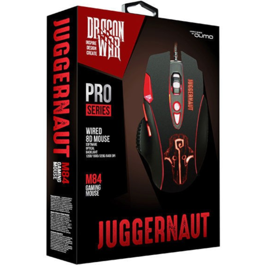 Мышь «Qumo» Pro Series Juggernaut M84, Q33803