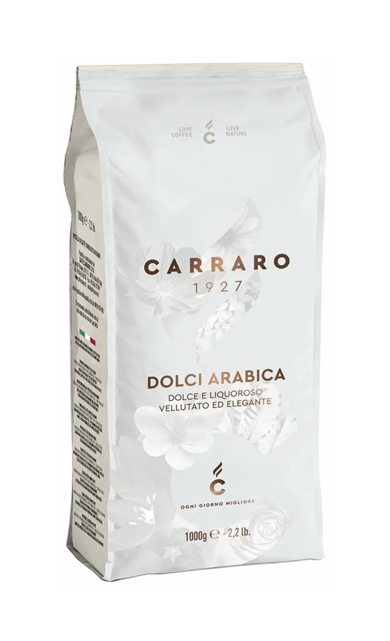 Кофе в зернах Carraro Dolci Arabica 1кг