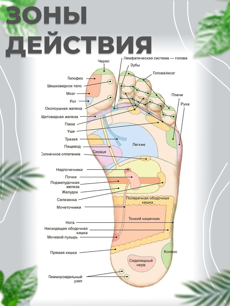 Роликовый массажер для ног и стоп механический