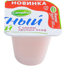 Срочный товар! Йогуртный продукт «Нежный. Легкий» с соком лесных ягод, 0.1%, 95 г