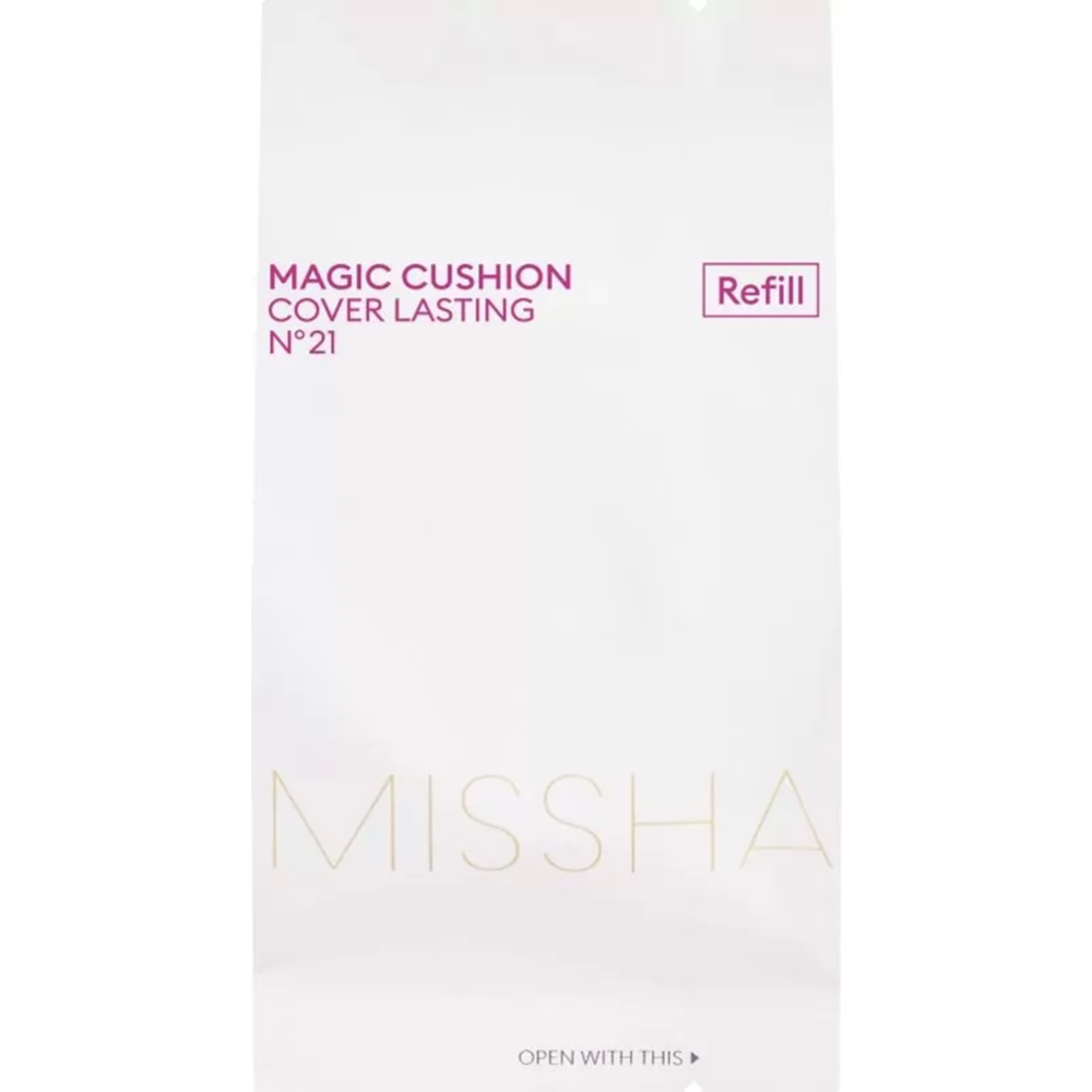 Сменный блок для кушона «Missha» Magic Cushion Cover Lasting SPF50+/PA+++, 21 рефил, 15 г