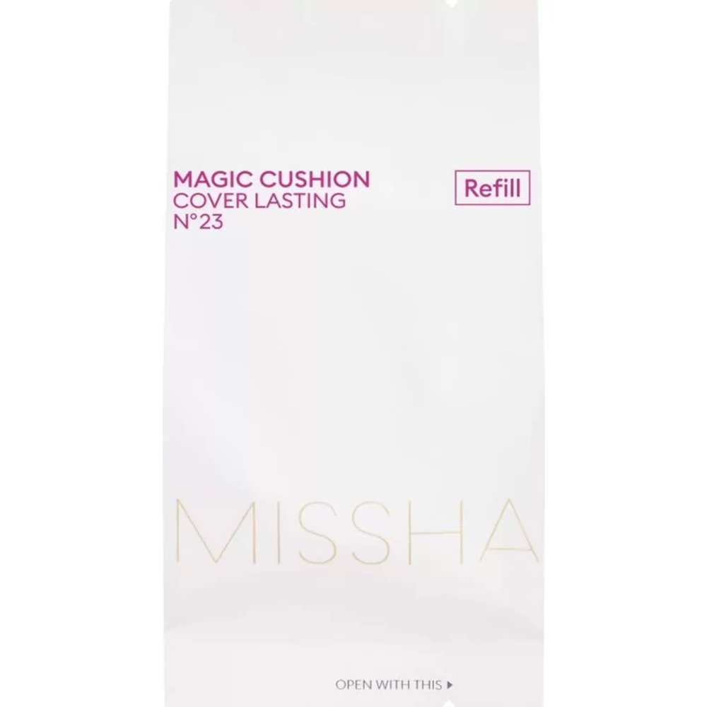 Сменный блок для кушона «Missha» Magic Cushion Cover Lasting SPF50+/PA+++, 23 рефил, 15 г