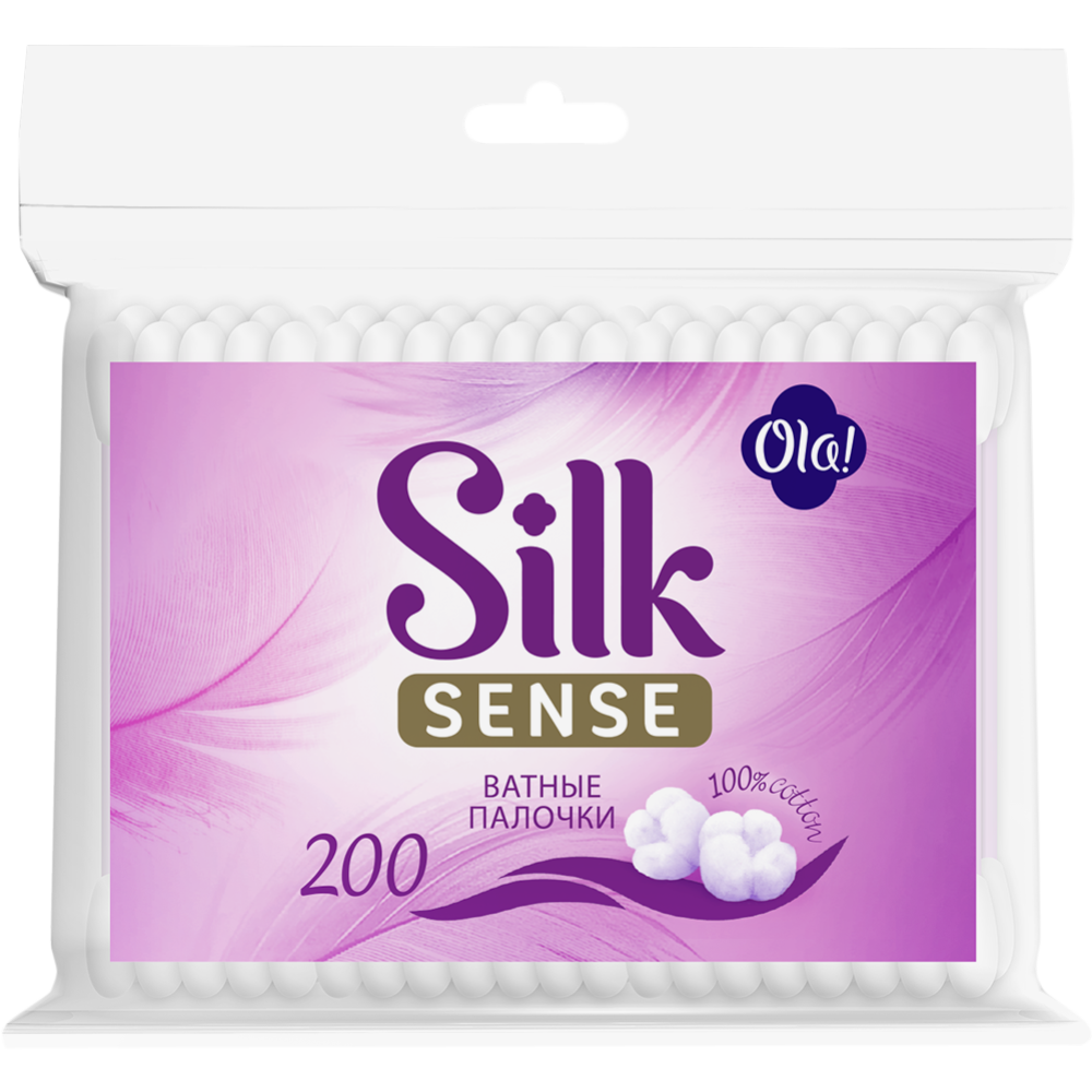 Ватные па­лоч­ки «Ola» Silk Sense, 200 шт
