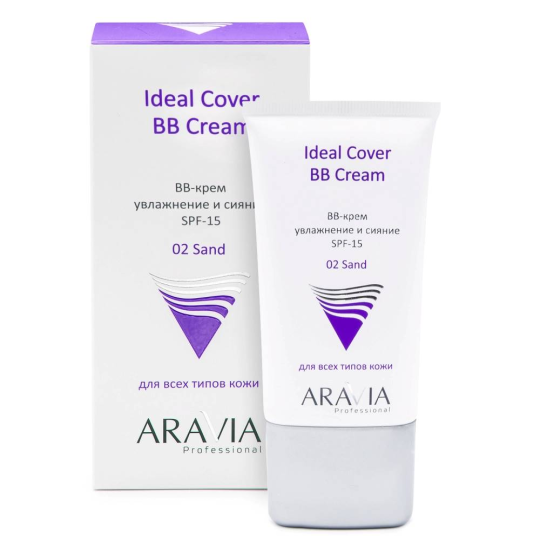 BB-крем увлажняющий SPF-15 для лица Ideal Cover BB-Cream / 02 песочный, 50 мл