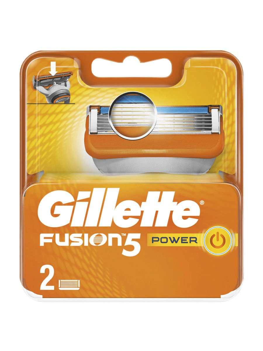 Смен­ные кас­се­ты / лезвия для бритья муж­ские Gillette Fusion 5 Power 2 шт.