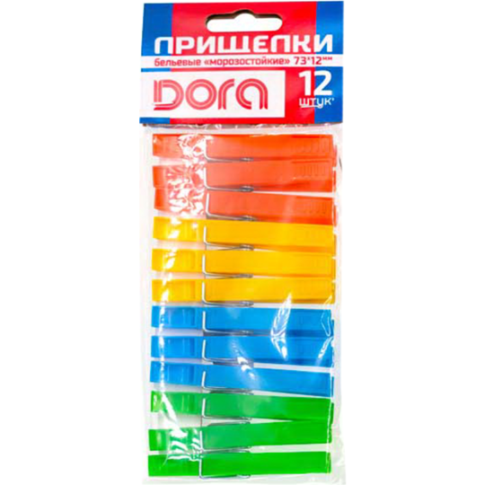 Прищепки бельевые «Dora» 12 шт