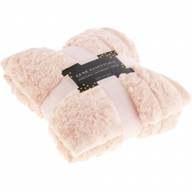 Плед «Luxe Essentials» ро­зо­вый, 130х150 см