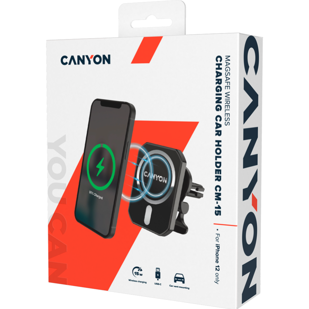 Автомобильный держатель «Canyon» CM-15, CNE-CCA15B01