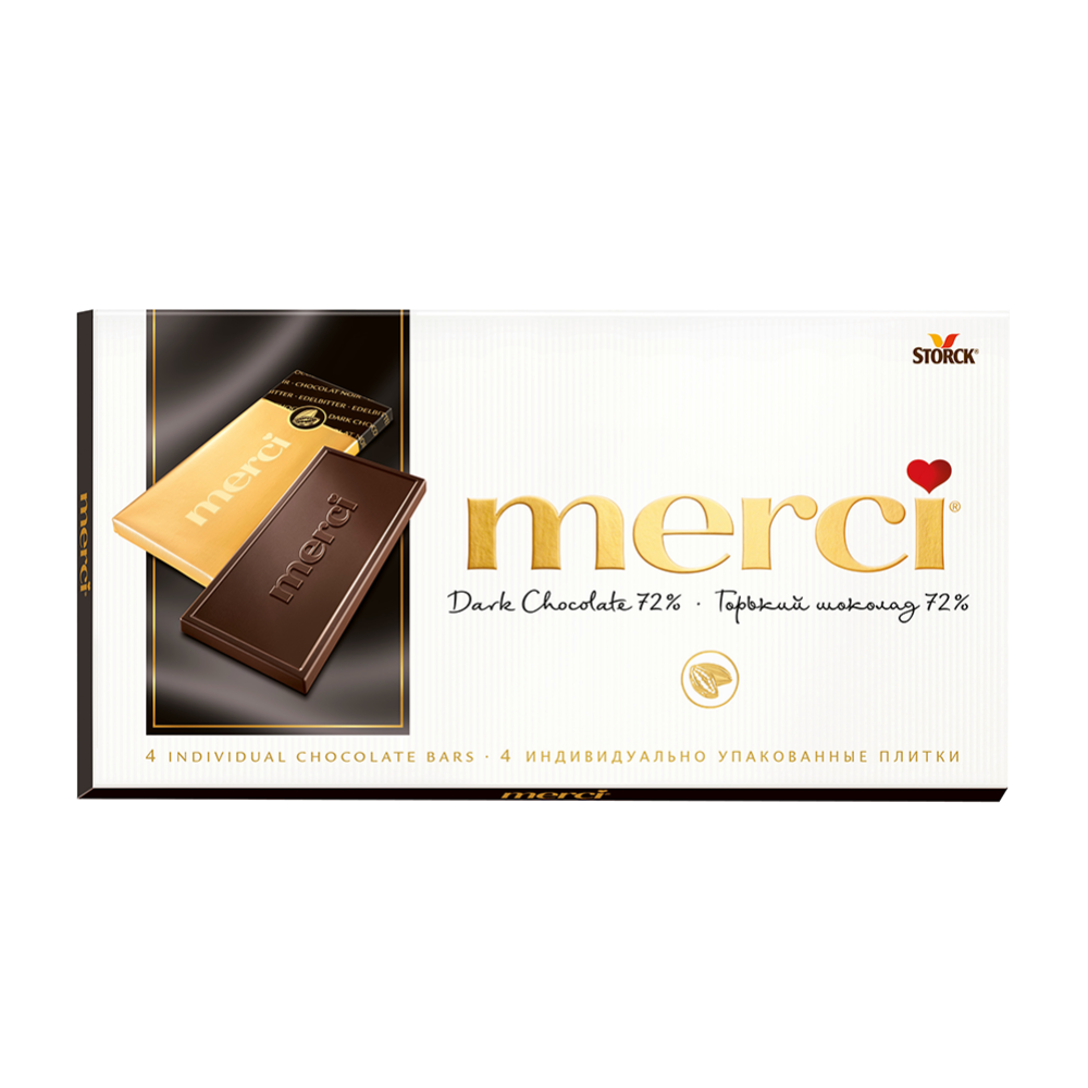 Шоколад «Merсi» горький, 100 г #0