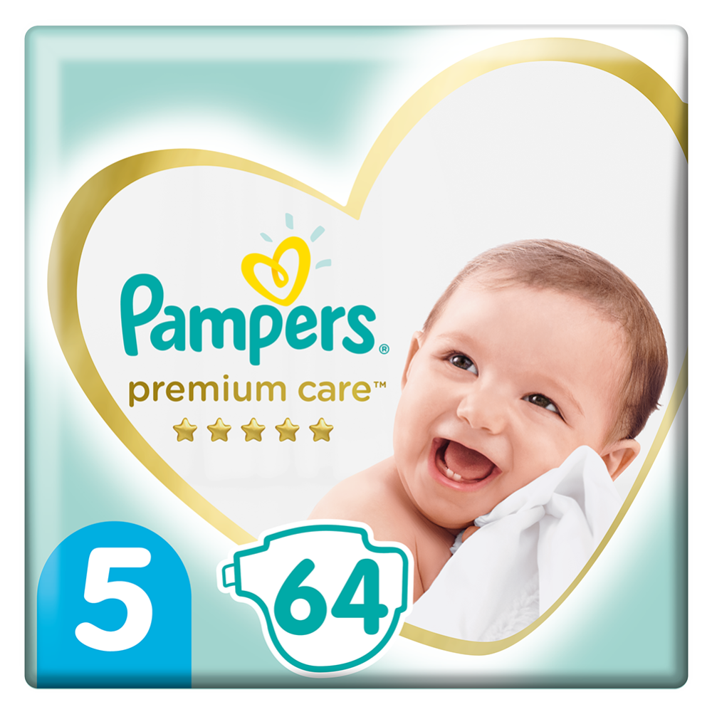 Подгузники детские «Pampers» Premium Care, размер 5, 11-16 кг, 64 шт