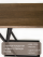 Приставной журнальный столик из массива дуба "CROSS", мореный/черный, STAL-MASSIV