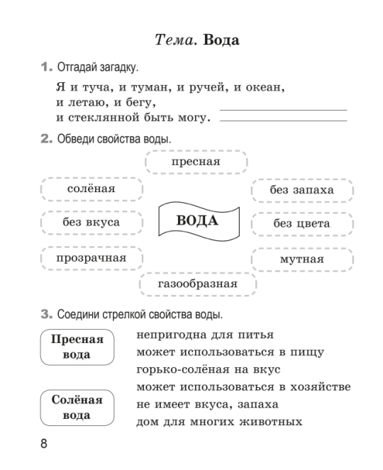 Человек и мир. 2 класс. Рабочая тетрадь. Школьная программа (ШП), Е. Н. Михед, "Сэр-Вит" (ЧЕРНО-БЕЛАЯ)