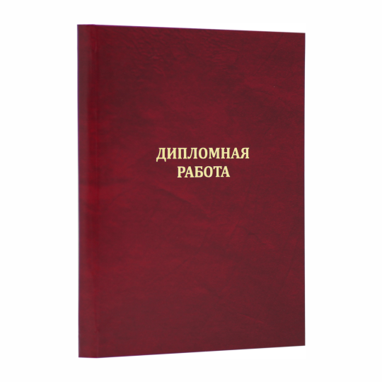 Папка "Дипломная работа", бордовая, до 160 листов