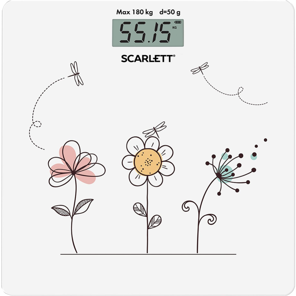 Напольные весы «Scarlett» SC-BS33E025, Flowers #0