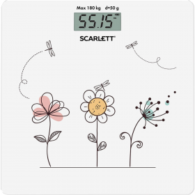 На­поль­ные весы «Scarlett» SC-BS33E025, Flowers
