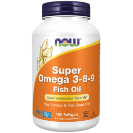 Супер Омега 3-6-9 Now Foods Super Omega 3-6-9, 180 капс.