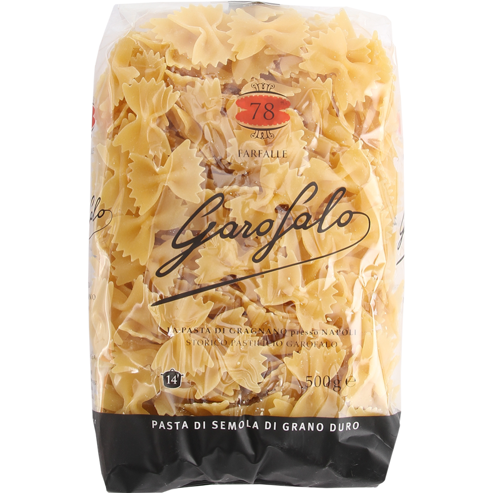 Макаронные изделия «Garofalo Farfalle» №78, 500 г.