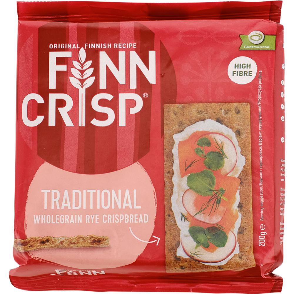 Хлебцы «Finn Crisp» ржаные, 200 г