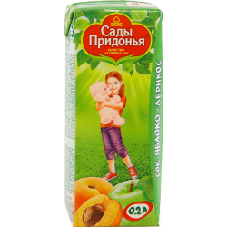 Сок дет­ский «Сады При­до­нья» яблоко - аб­ри­кос, 200 мл