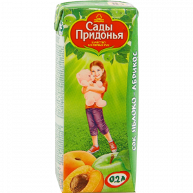 Сок «Сады При­до­нья» яблоко - аб­ри­кос, 200 мл