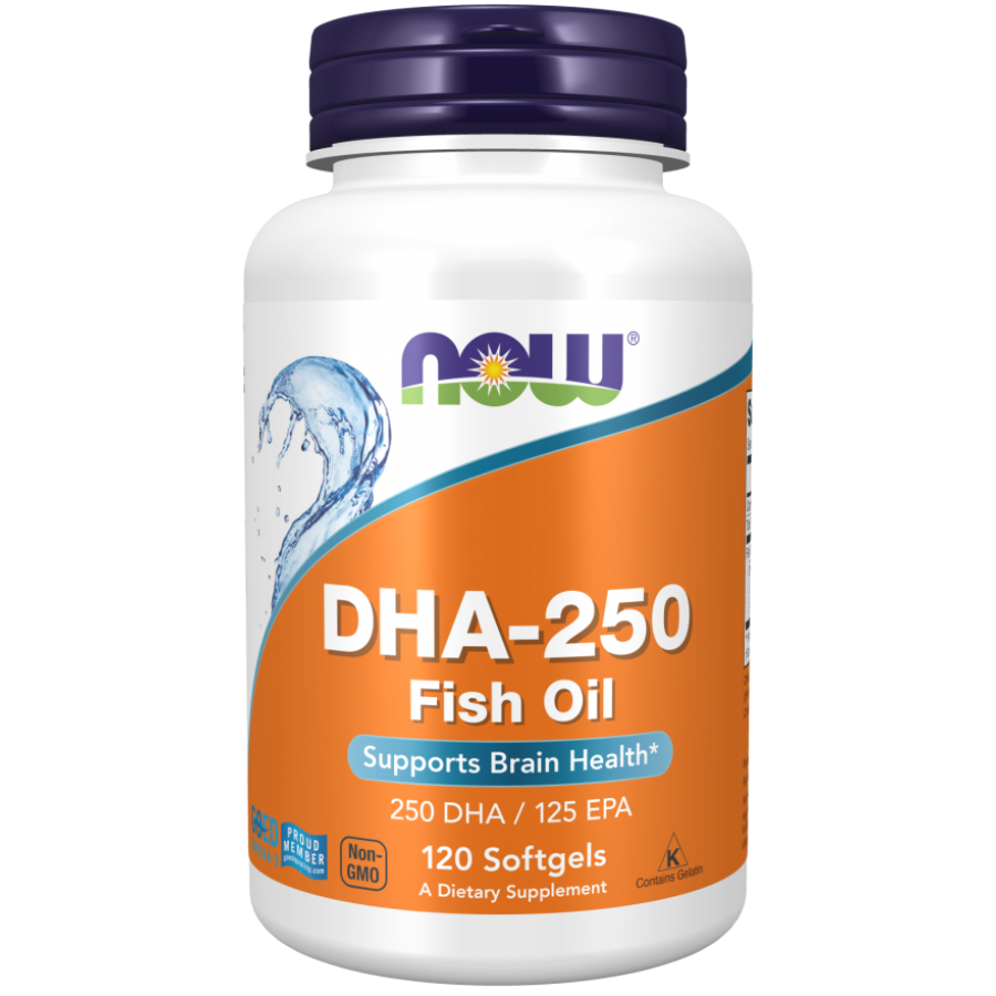 Омега-3 ДГК - 250 Now Foods Omega-3 DHA-250, 120 капс.