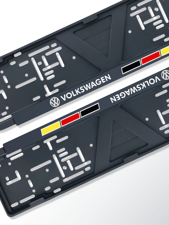 Рамка для номера автомобиля Volkswagen 2 шт.