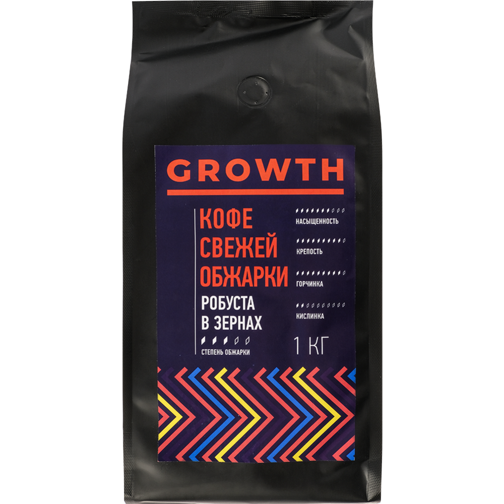 Кофе жареный в зернах «Growth» 1 кг