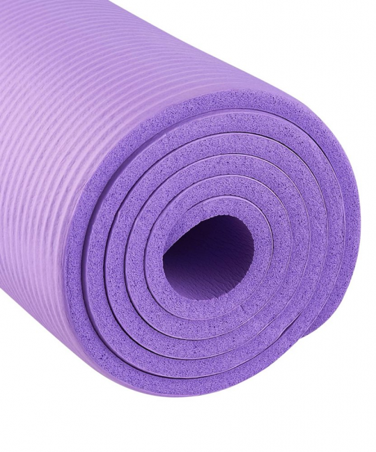 Коврик гимнастический для йоги STARFIT 183х61х1,0 см, фиолетовый