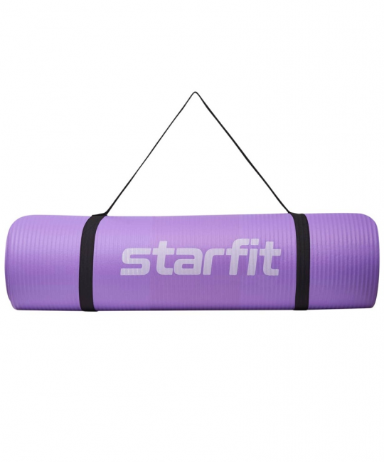 Коврик гимнастический для йоги STARFIT 183х61х1,0 см, фиолетовый