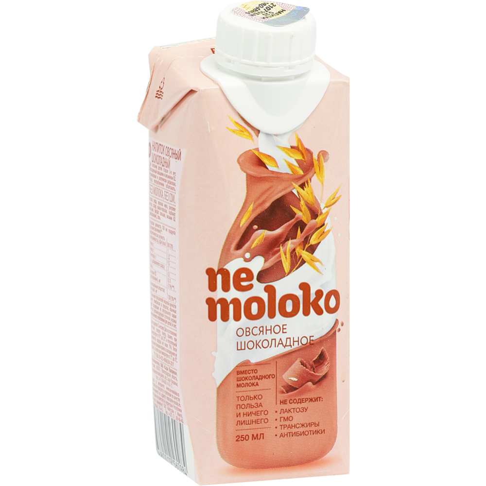 Напиток овсяный «Ne moloko» шоколадный, 250 мл